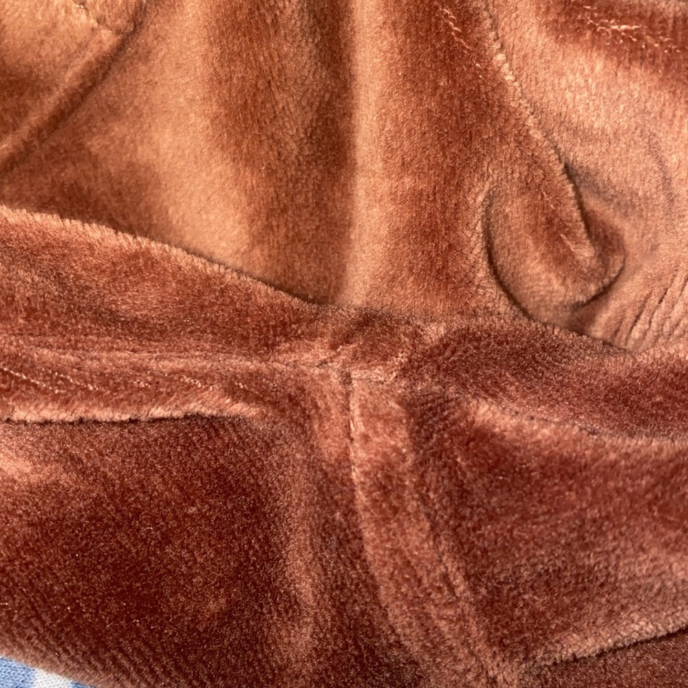 Fashion Nova Medium Brown Velour Romper Suit - Picture 8 of 14